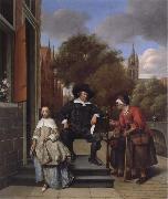 A Delf burgher and his daughter Jan Steen